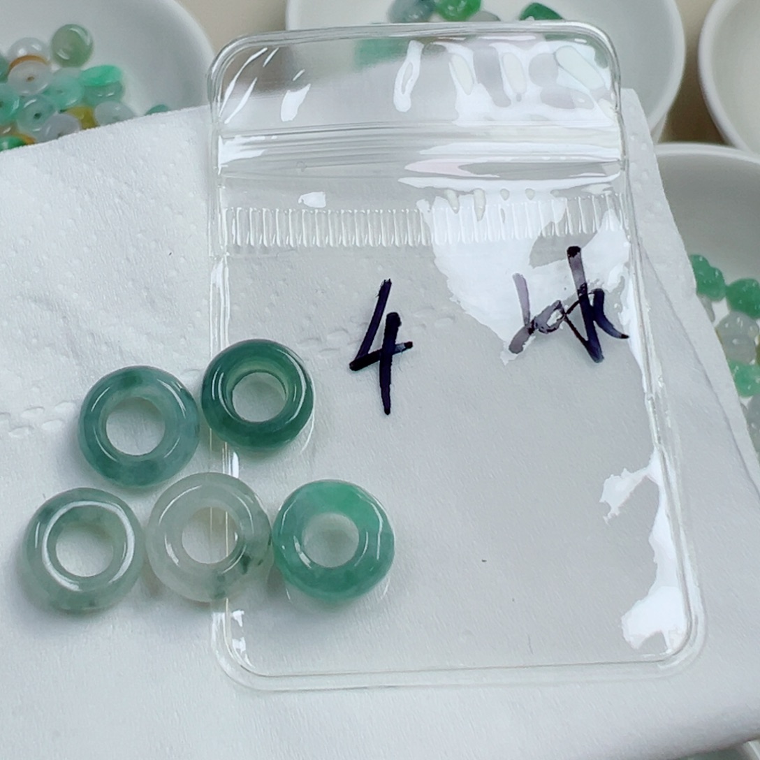 冰***翡翠散珠4 号链接，a货翡翠