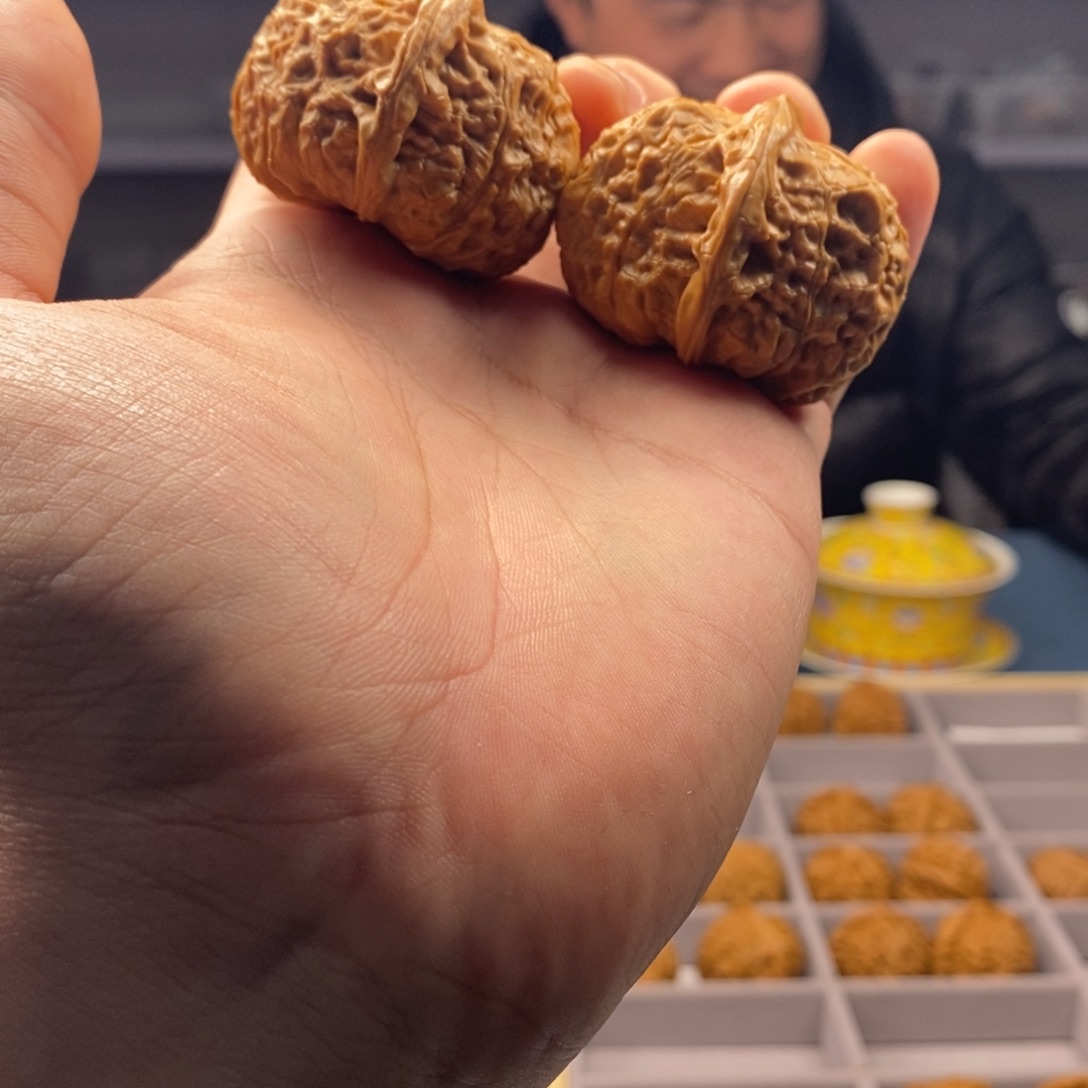 灬***灬文玩核桃把件全品南瓜墩44mm