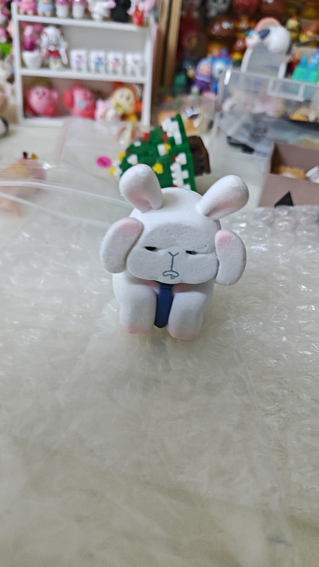不想上班的兔子植绒破绒