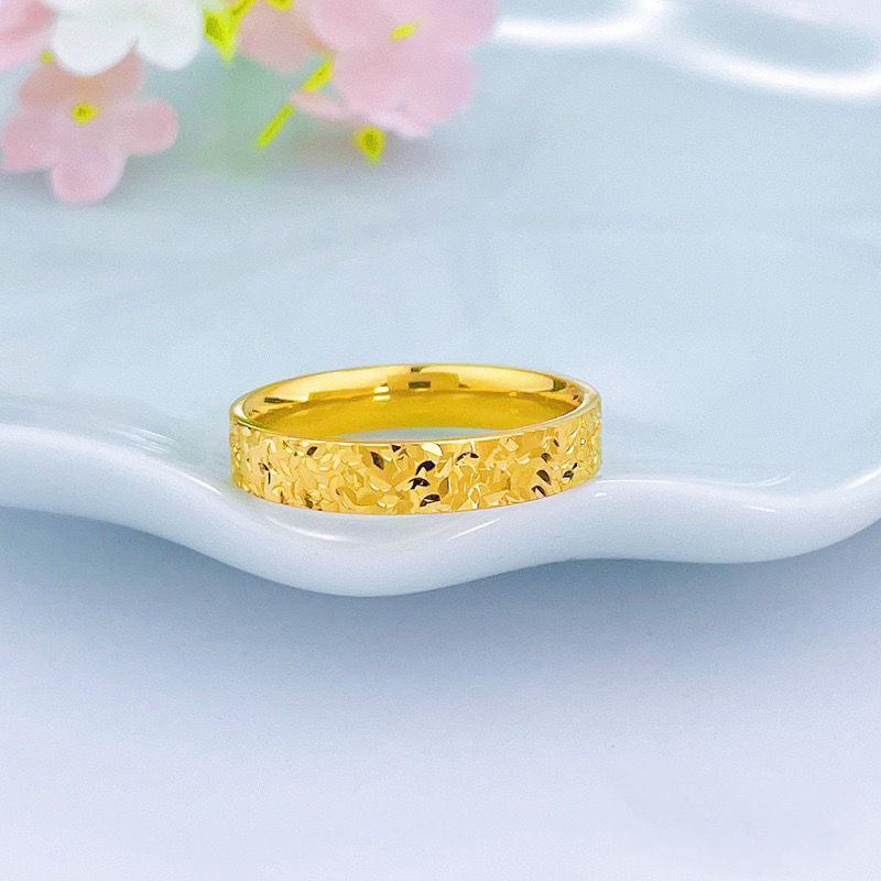 合金戒指  6N碎冰冰闭口戒指（点开选圈口）时尚