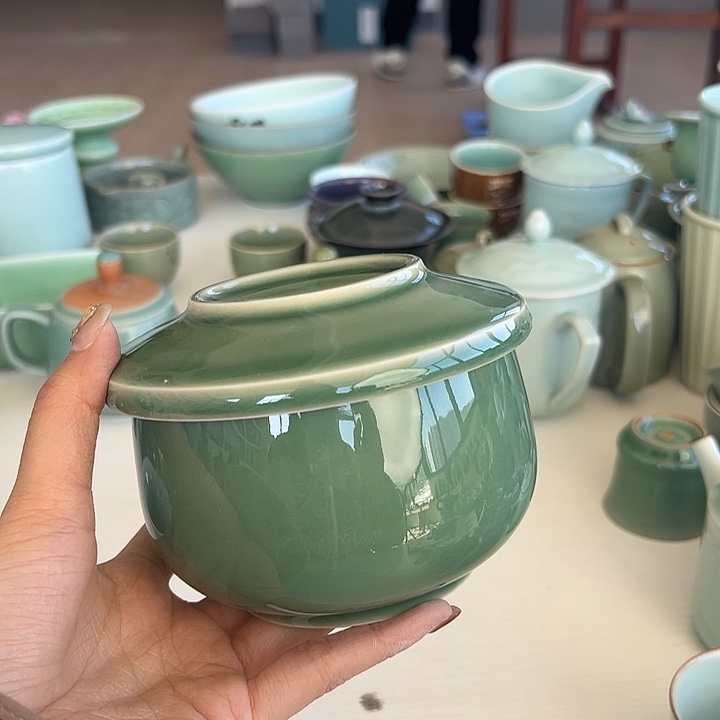 小米茶器龙泉青瓷