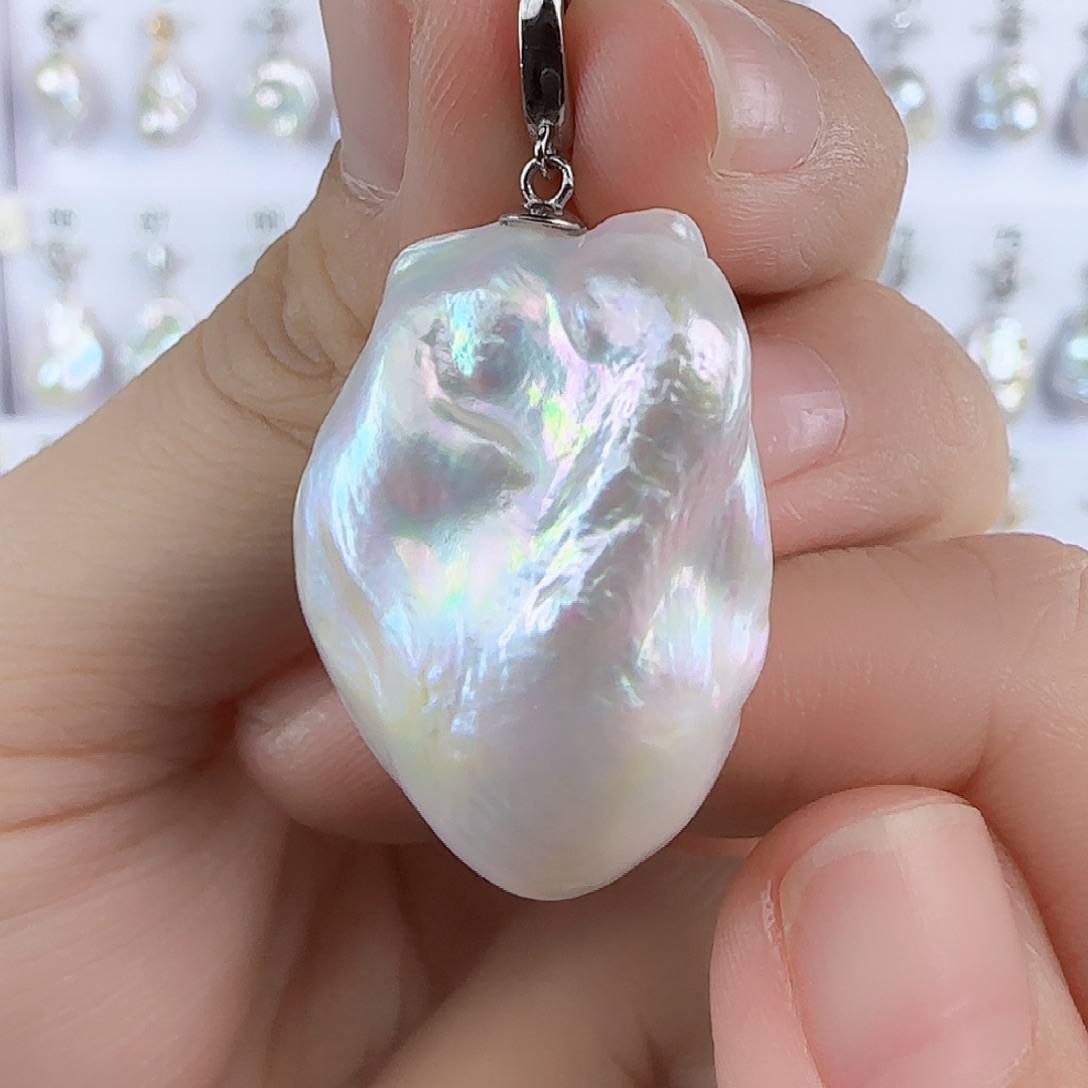 淡水珍珠吊坠(不含链)未镶嵌O****e