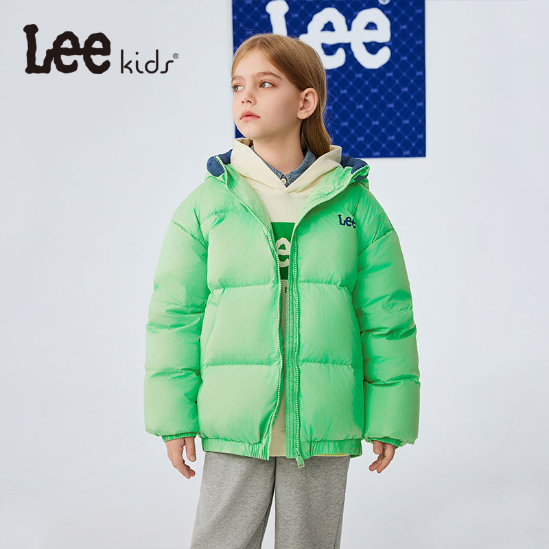 Leekids摩登系列爆款冬季童装保暖好羽绒服LK3X1WUT0250