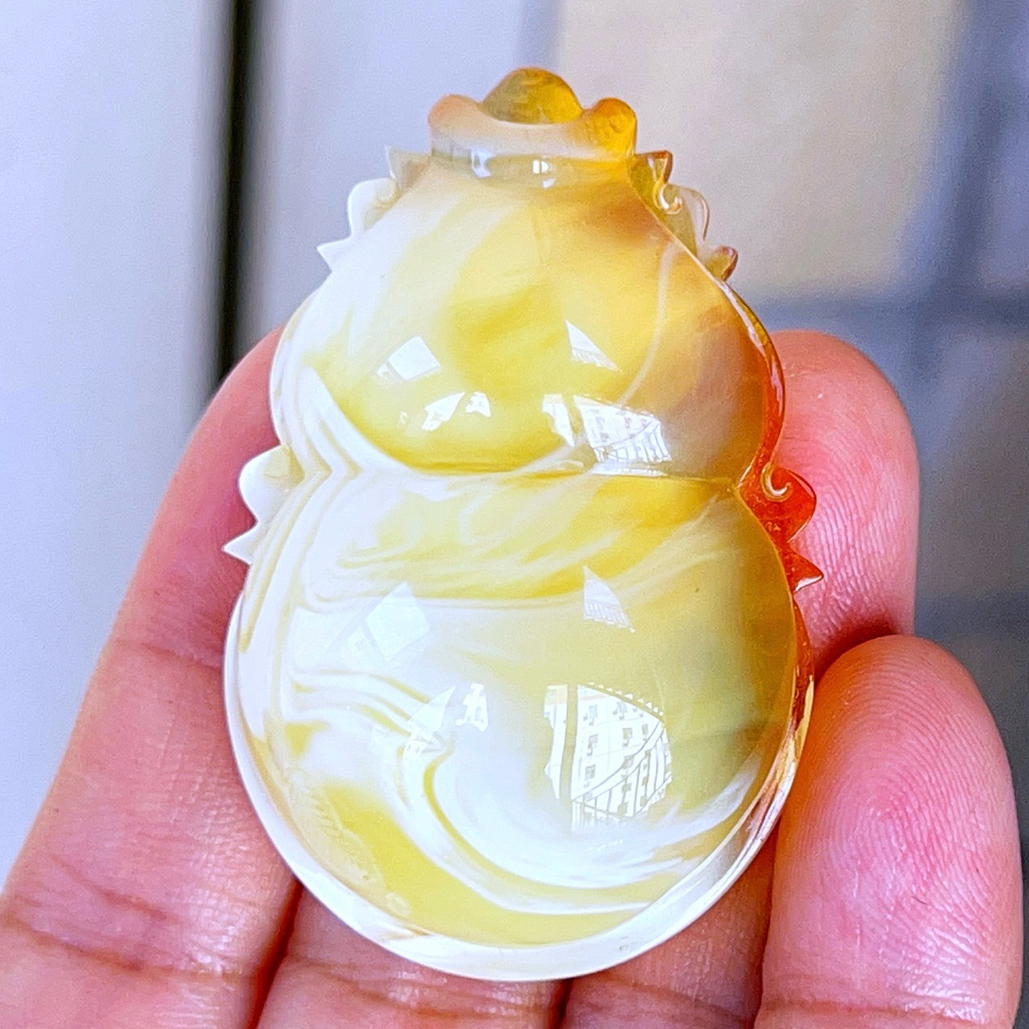 俄料荧光妖花原皮花边葫芦