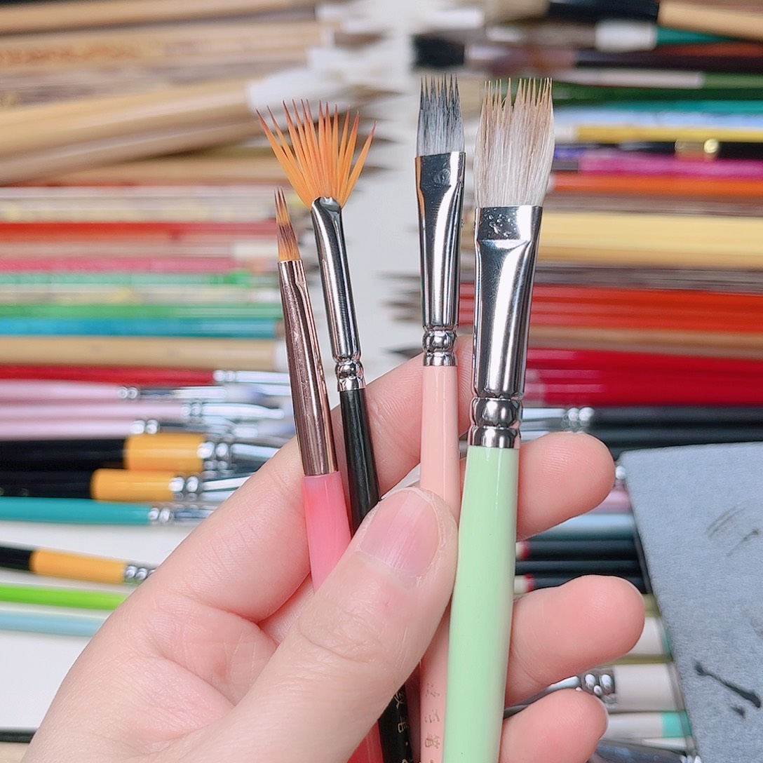 艺笔轩画笔组合4支