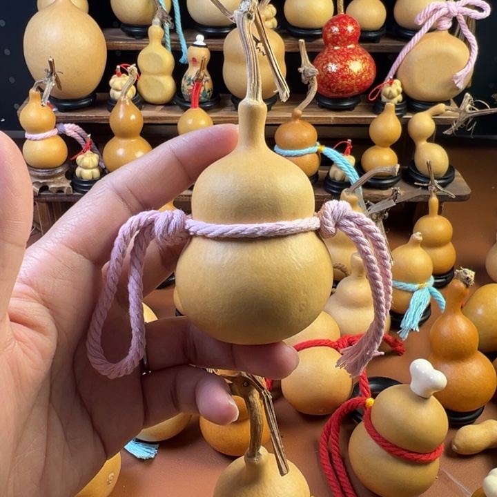 天然葫芦手把件摆件