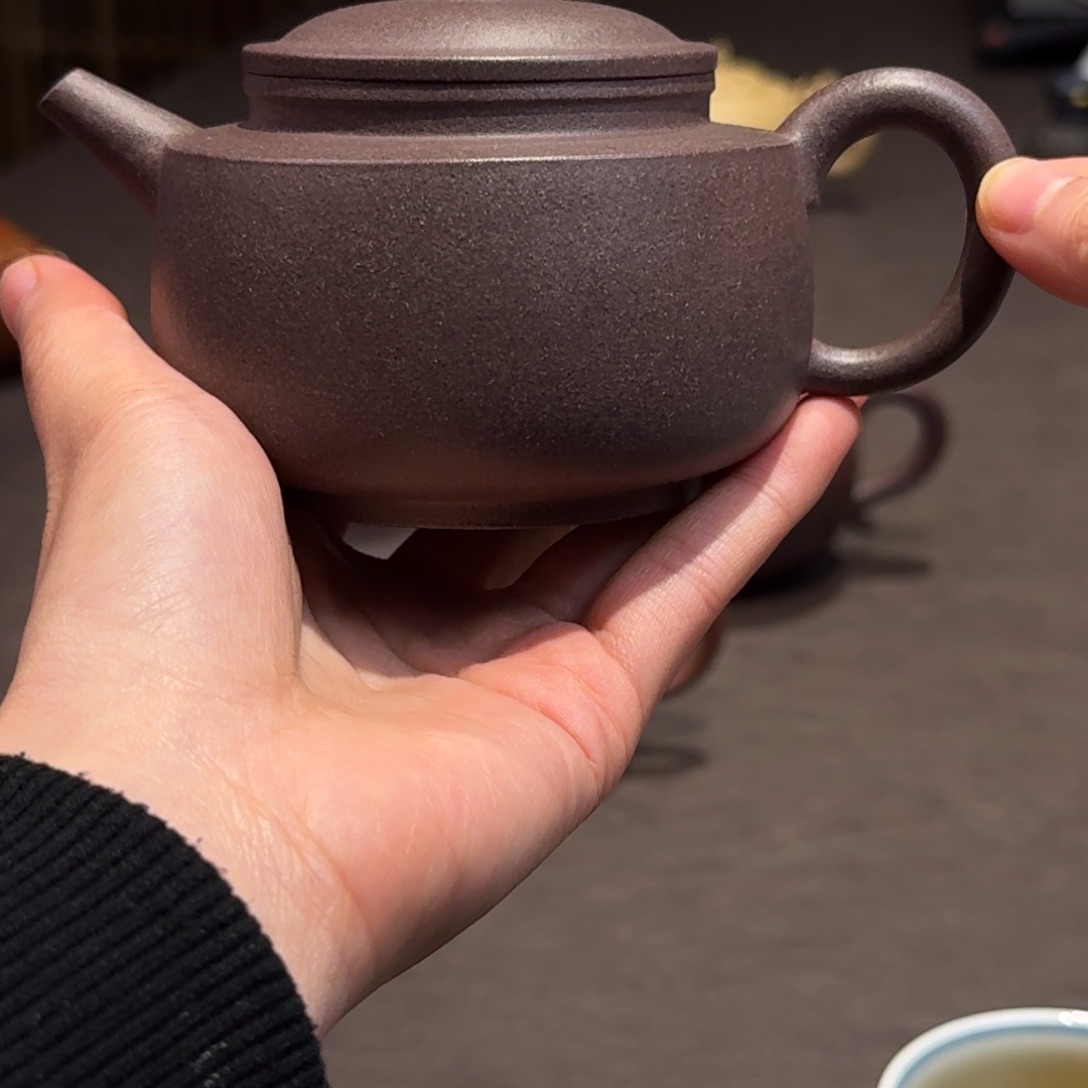 虾***米紫砂茶壶顾美云漫塘事业宫灯