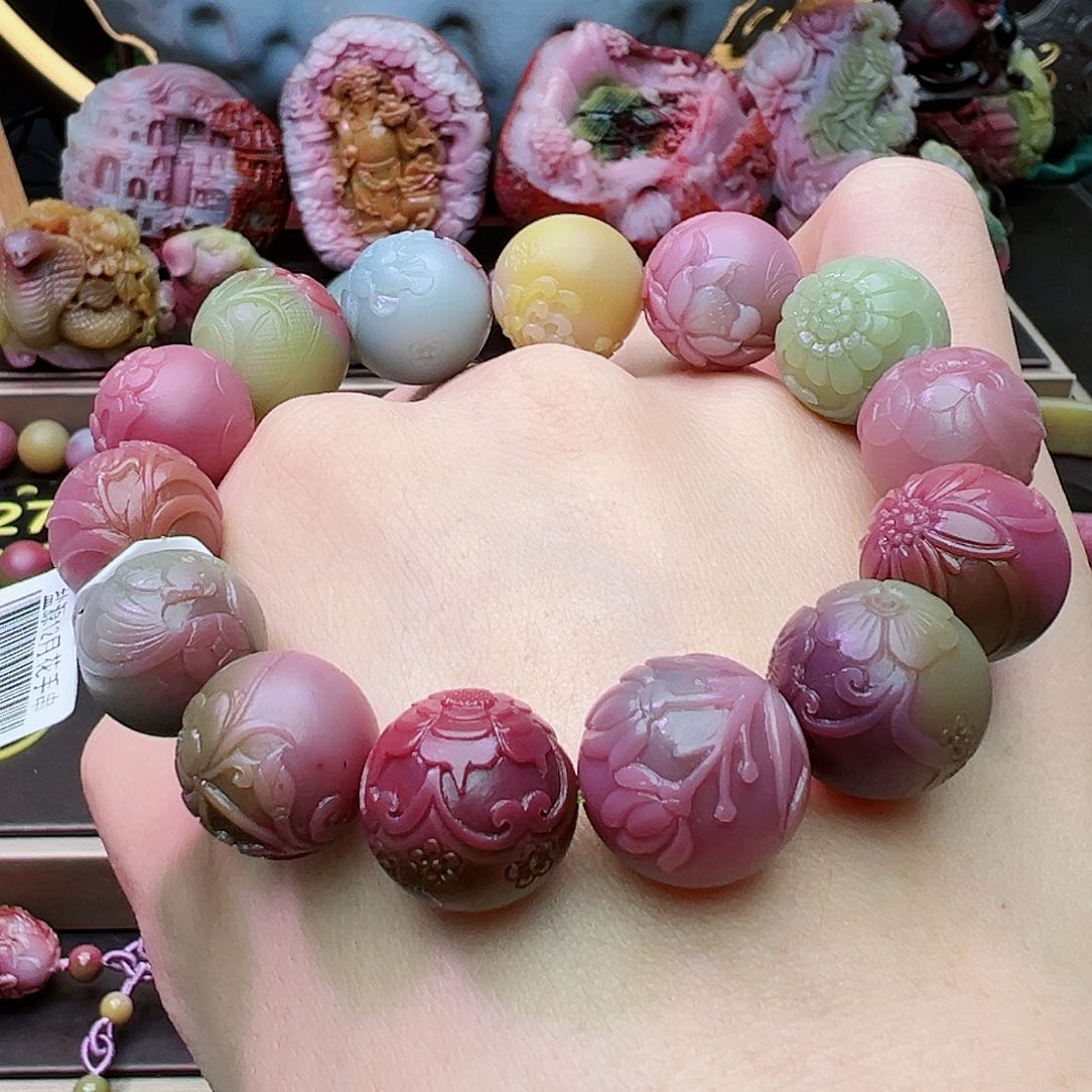 石英质玉盐源定制玛瑙未镶嵌一**秋