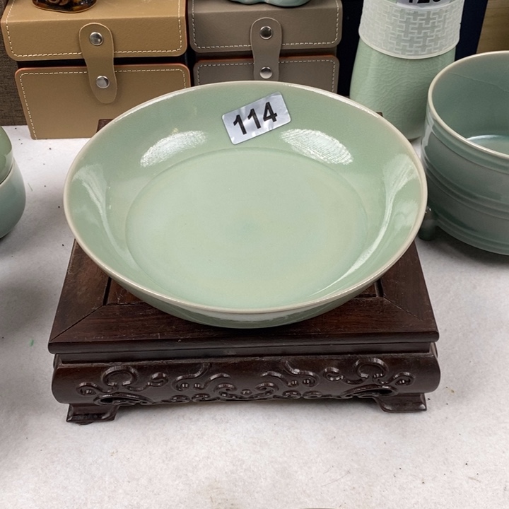 盘原矿釉原产地汝瓷精品