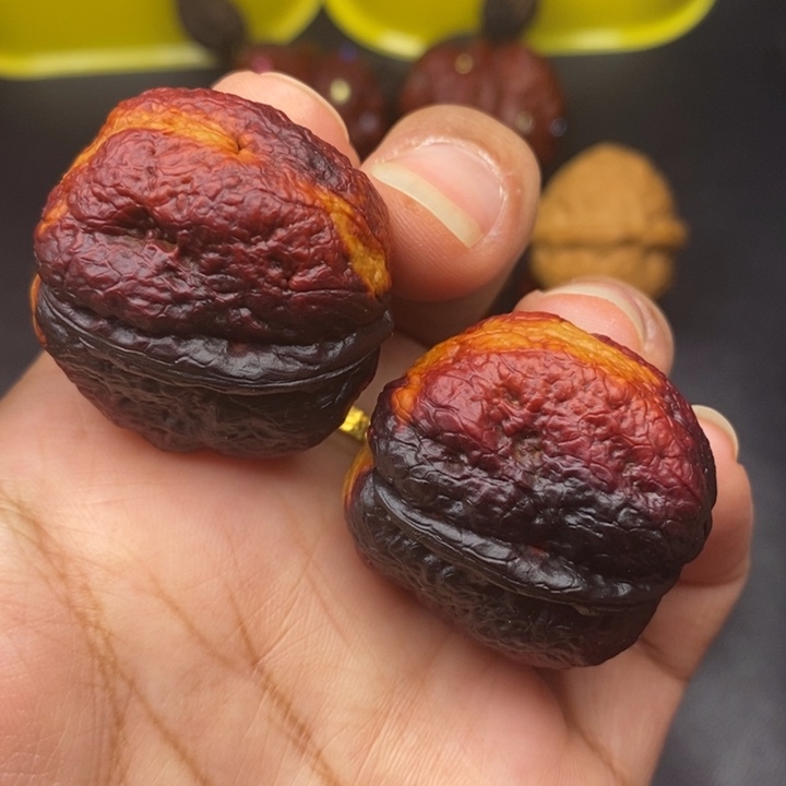 文玩核桃吊坠34尺肌肉蛙