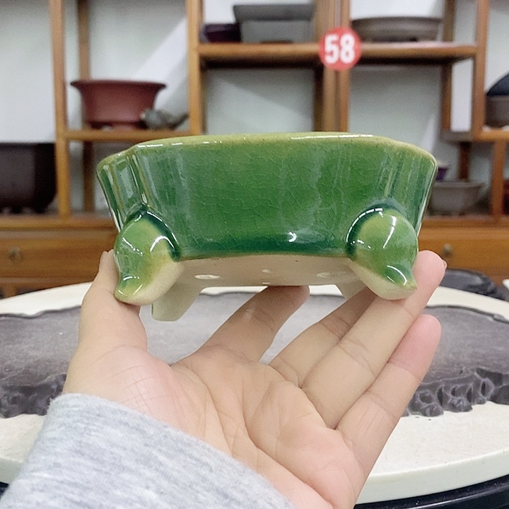 紫砂花盆瑕疵5-12-9。。。