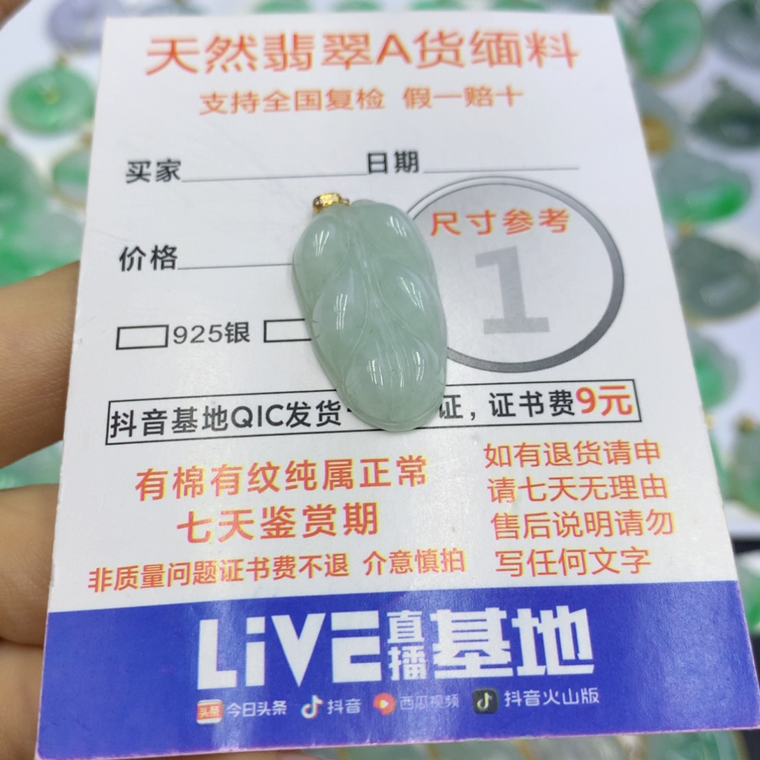 翡翠颈饰未镶嵌翡翠