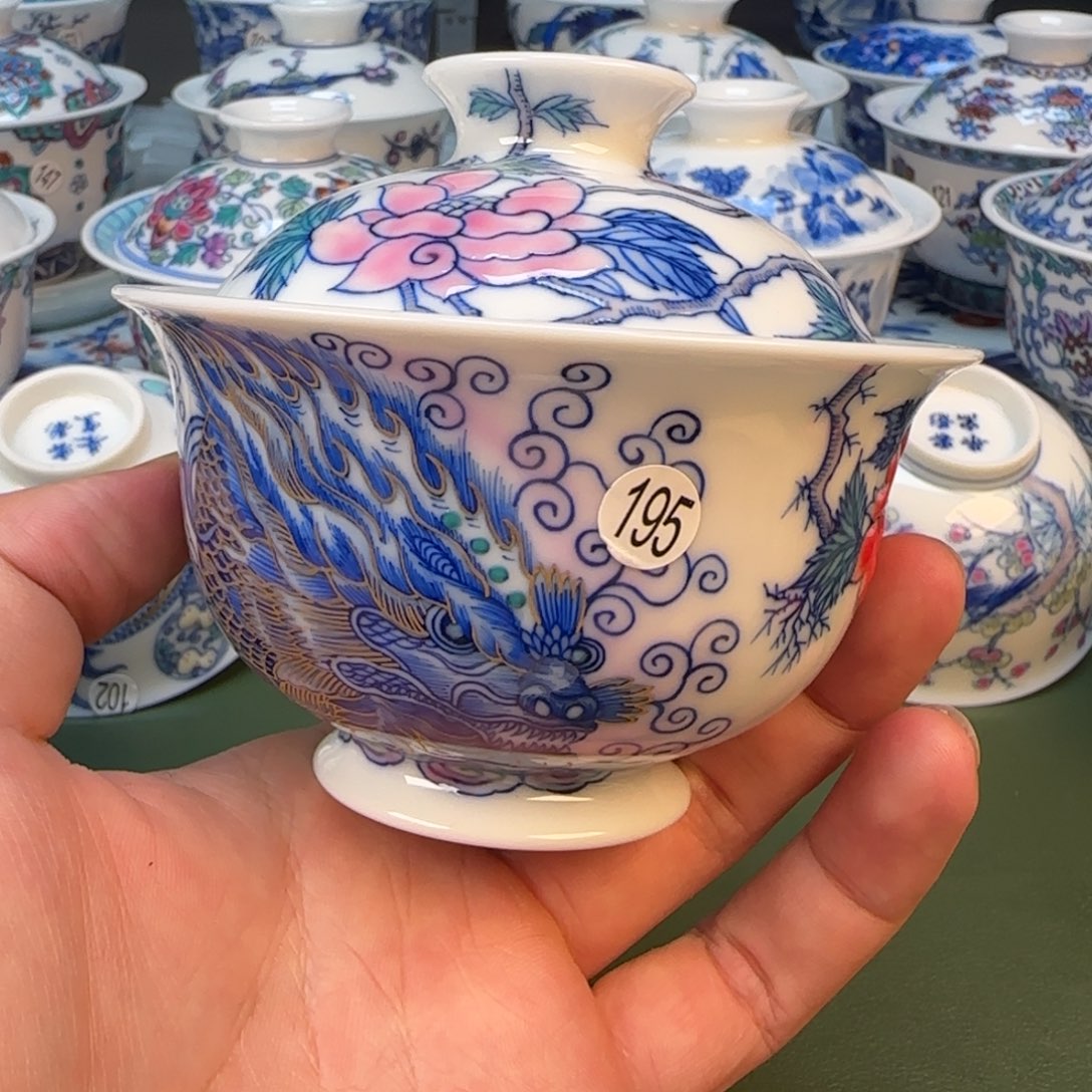 彦祖纯手工手绘茶具195