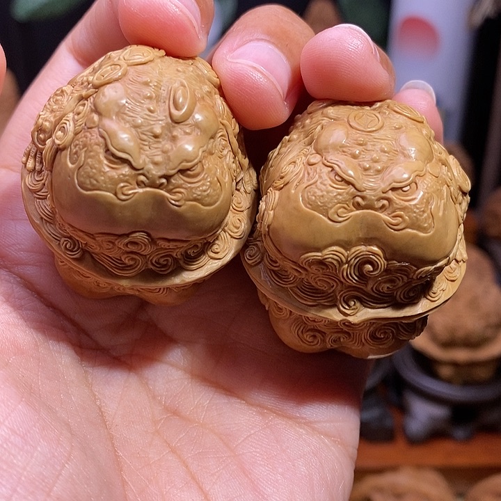 【闪购商品】核桃手串/手链盘****境铁核桃雕刻