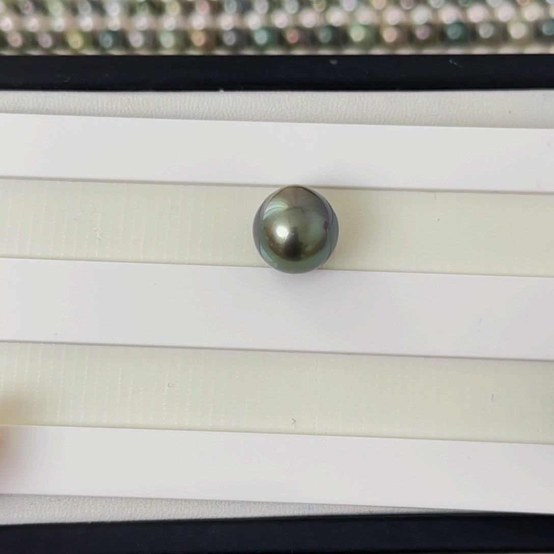 海水珍珠裸珠未镶嵌大*主大溪地裸珠13.1mm可定制爱