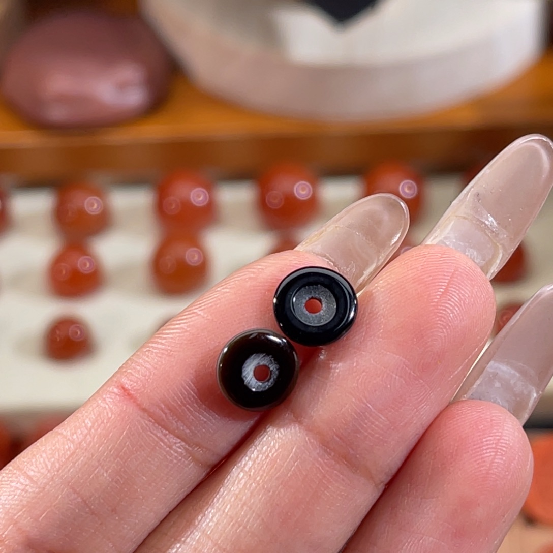 玛瑙/玉髓未镶嵌隔片 8mm 不换退