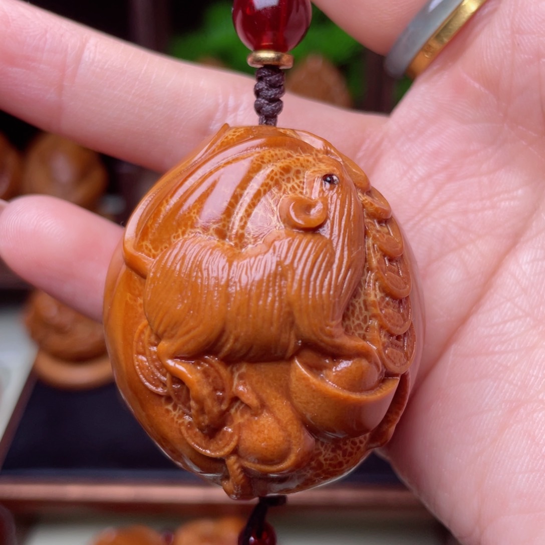 吊坠橄榄核代代鼠钱4.0指环