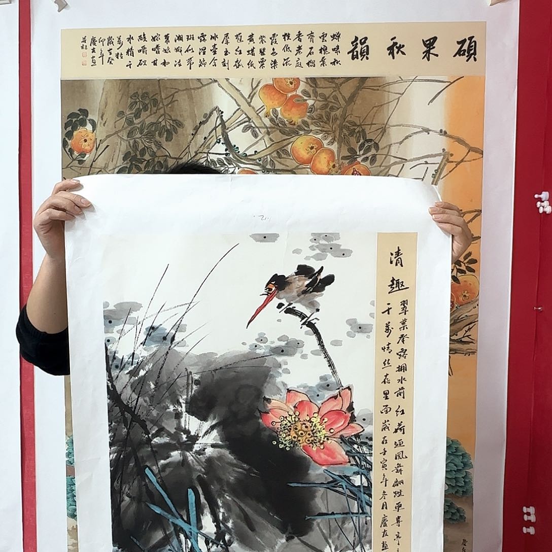 国画昵***要庆友老师国画精品