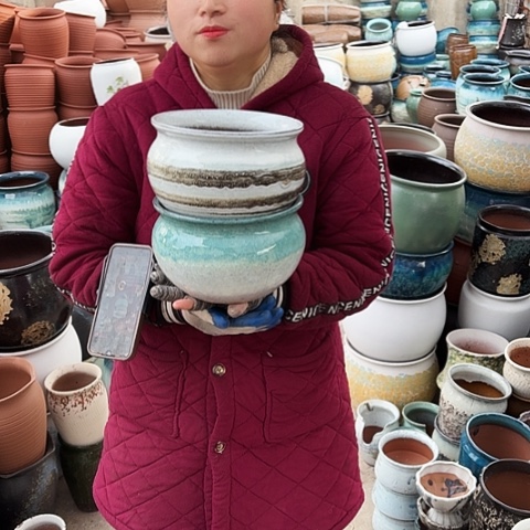 口19高13瑕疵盆子 