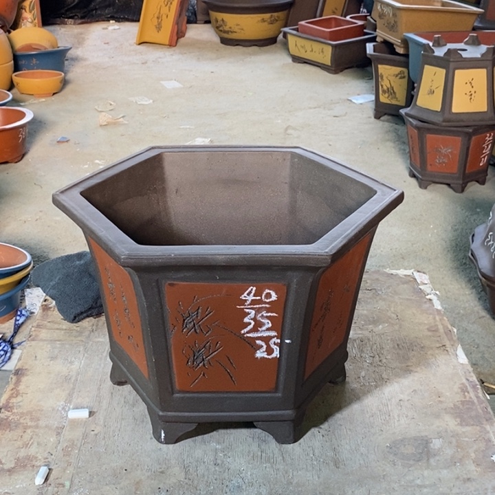 紫砂花盆紫砂紫砂