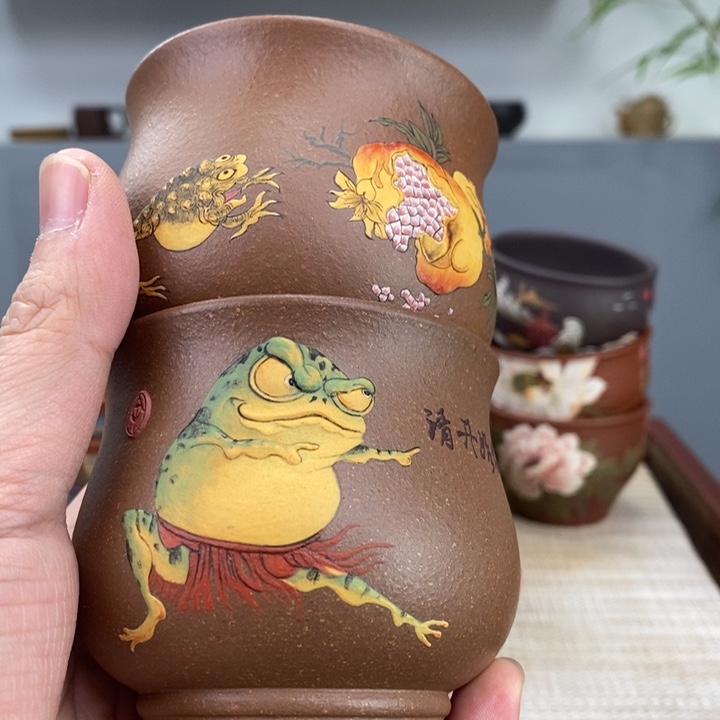 紫砂茶杯煜*宜兴紫砂主人杯