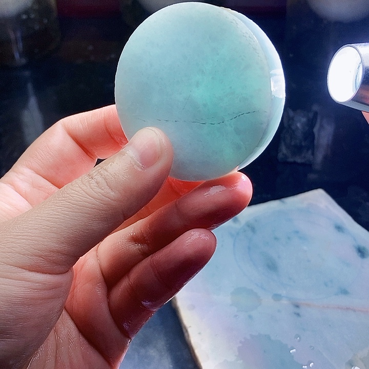 翡翠未镶嵌颈饰毛料15