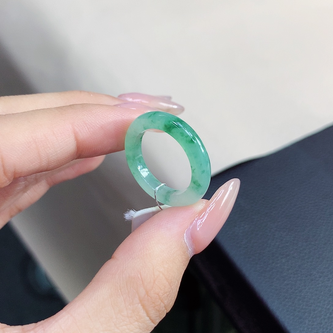 未镶嵌戒圈翡翠11.12号