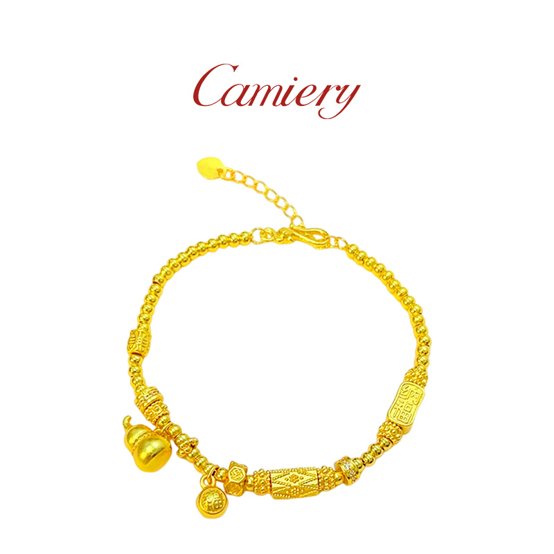 CAMIERY 新中式轻奢古法葫芦纳福盘缠手链