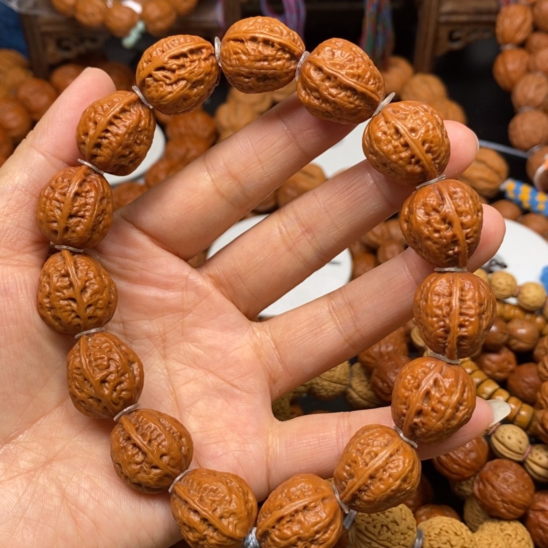 桃核手串小瓜子八棱