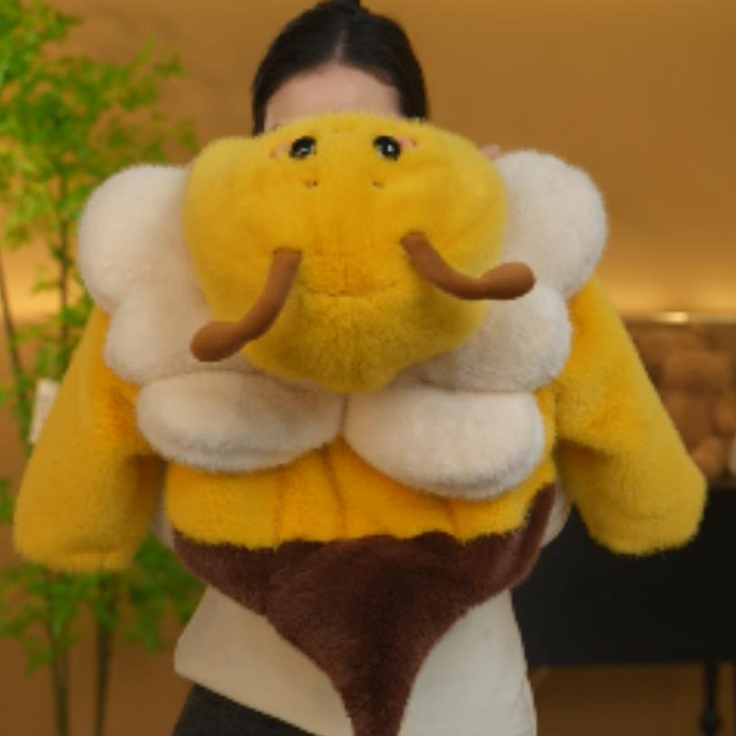 2025新款毛毛外套 中小童  新款卡通毛毛衣TXB25925