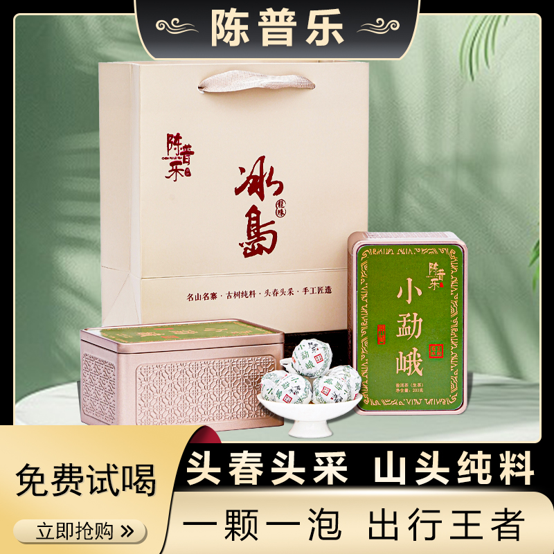 陈普乐2025年小勐峨龙珠头春头采云南冰岛源头古树纯料普洱生茶