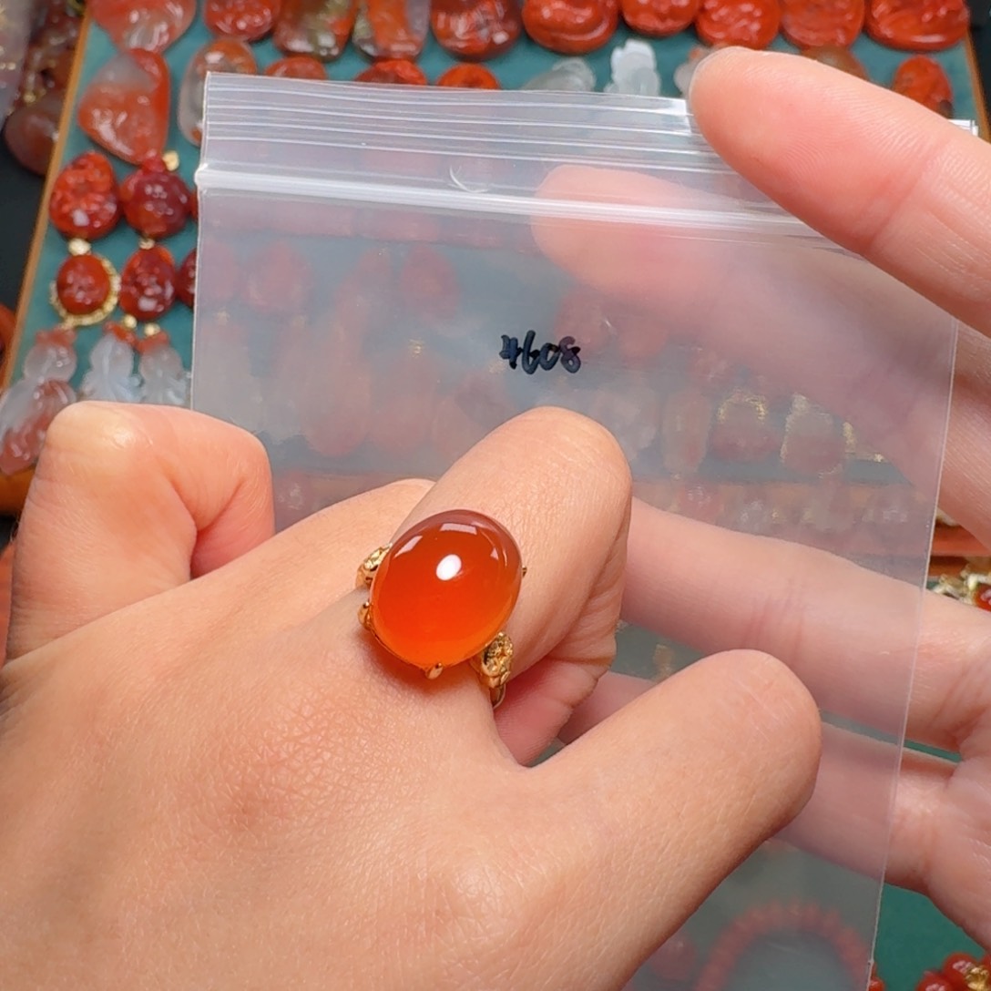 南红玛瑙南红银S925镶嵌