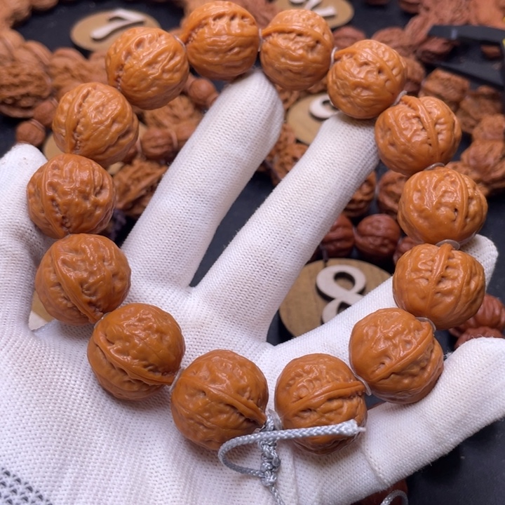 文玩核桃手串和尚头21