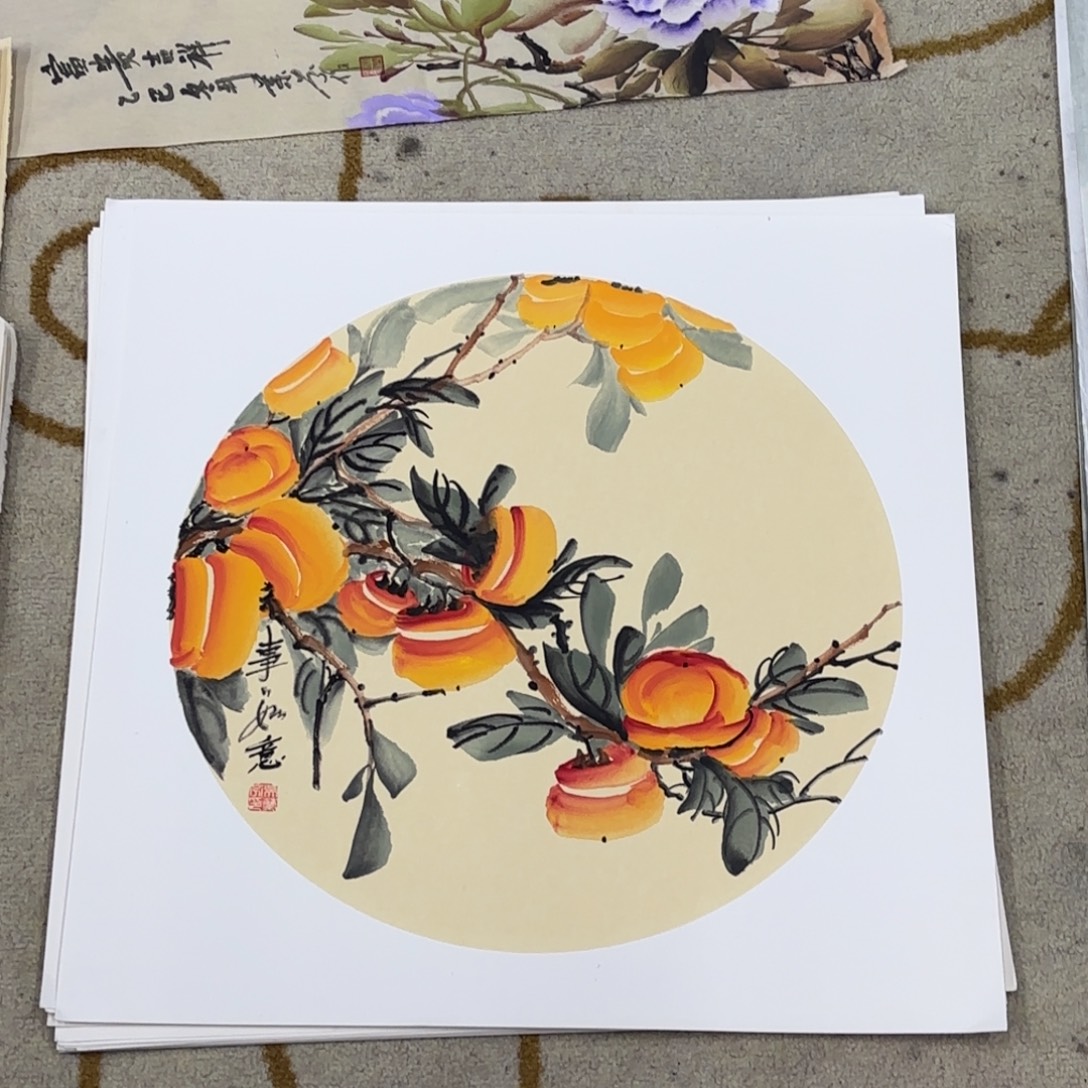 国画国画老师作品刘