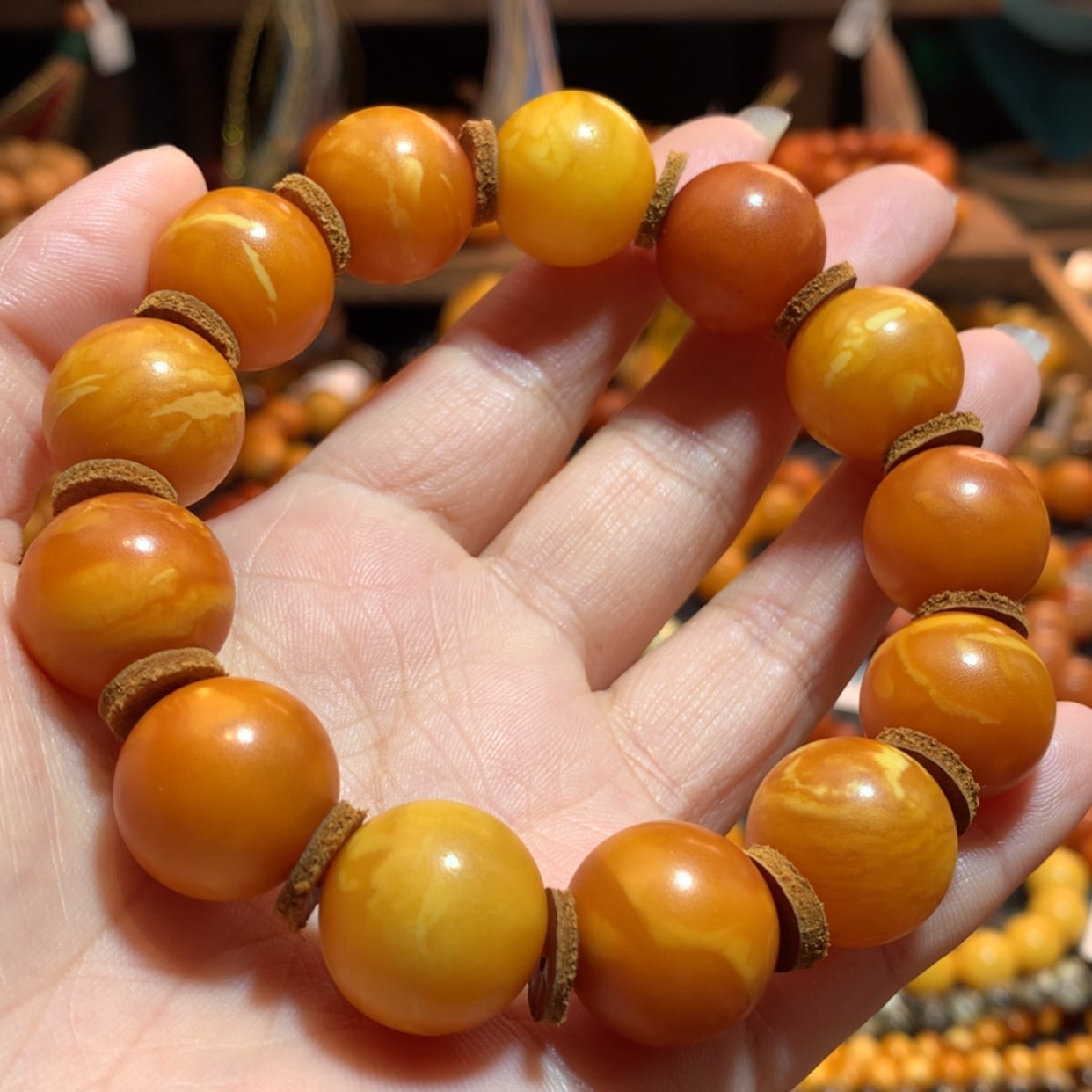 【闪购商品】手串蜜蜡未镶嵌蜜蜡手串