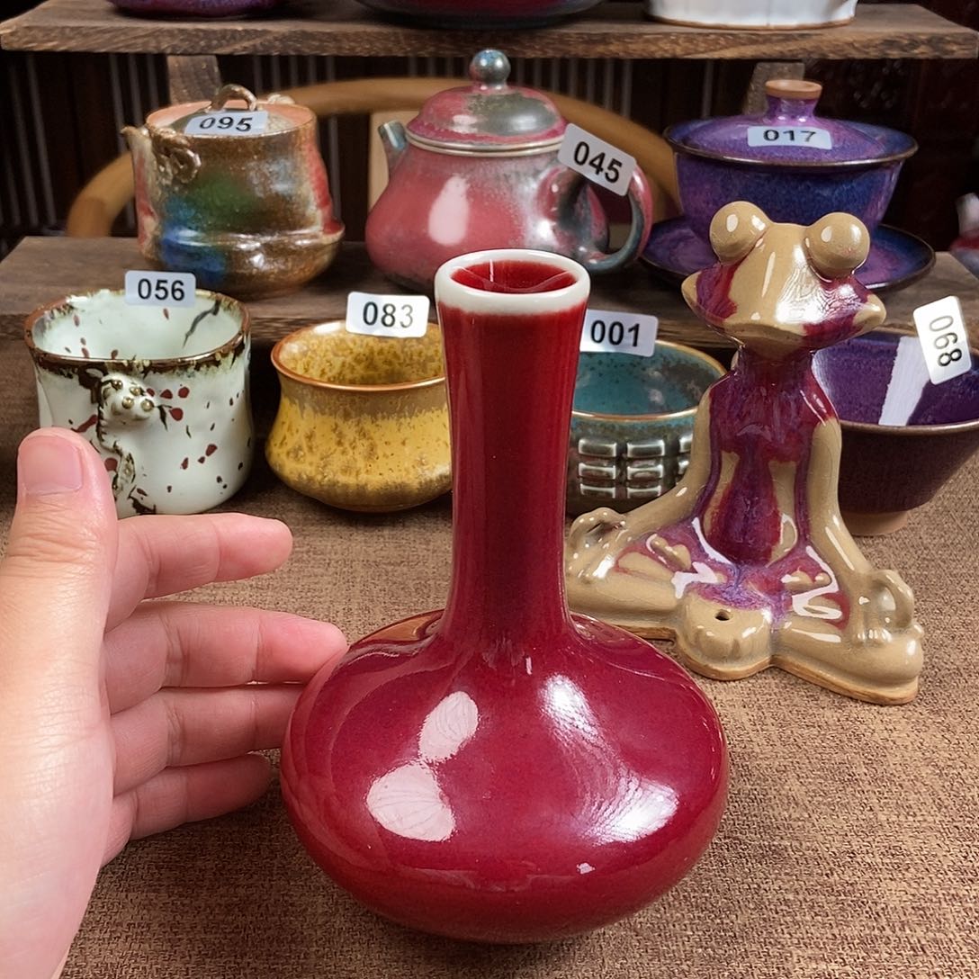瓷片钧瓷茶壶茶具