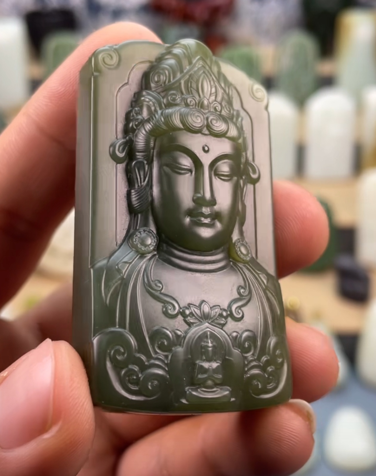 【阿良的玉】和田玉挂件未镶嵌