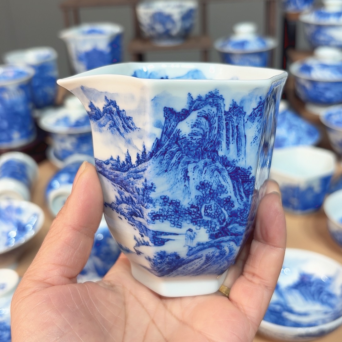 景德镇纯手绘公道瑕