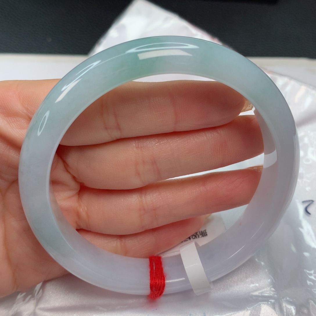 翡翠手镯未镶嵌62-63 半山水