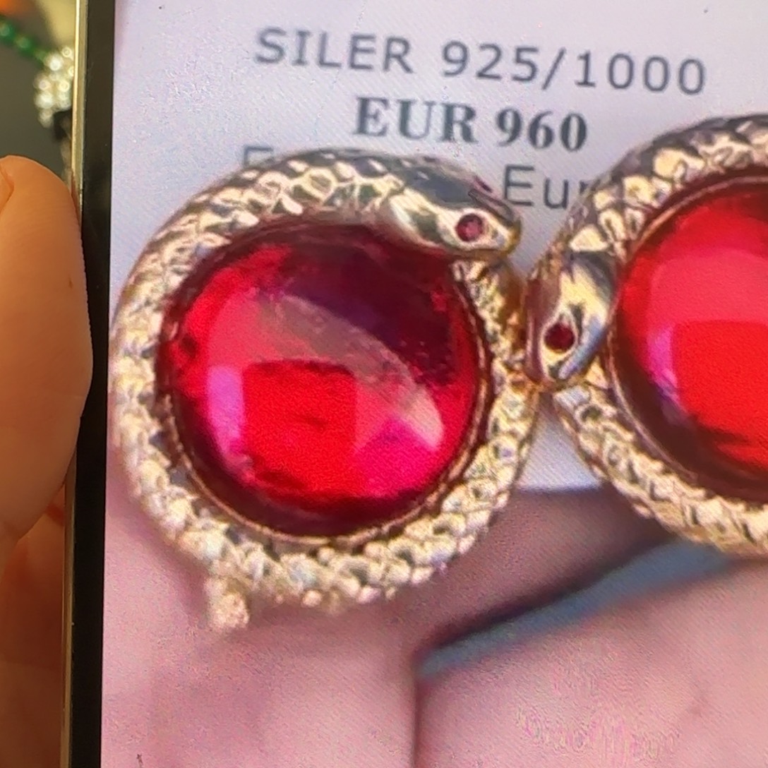 A***A琉璃纯铜合金耳饰