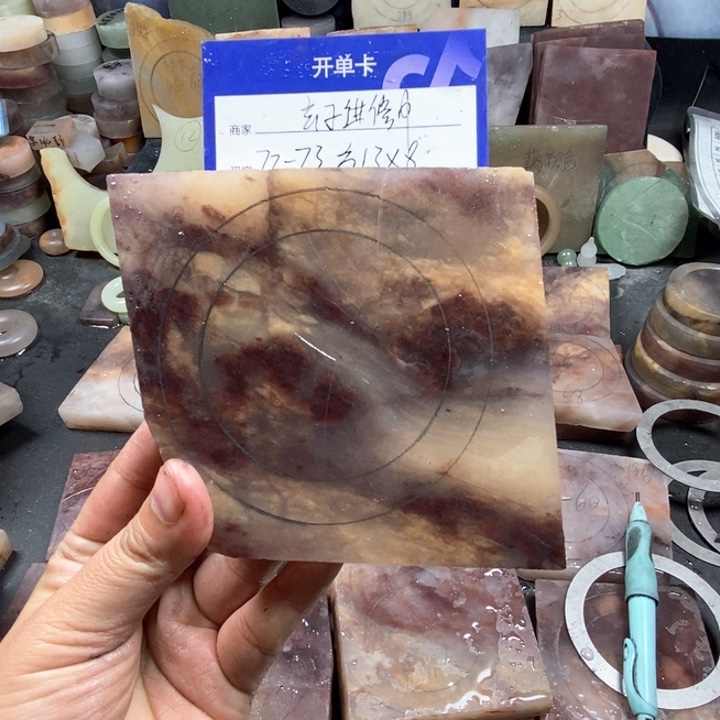 未镶嵌手镯石英质玉玄***中定制手镯