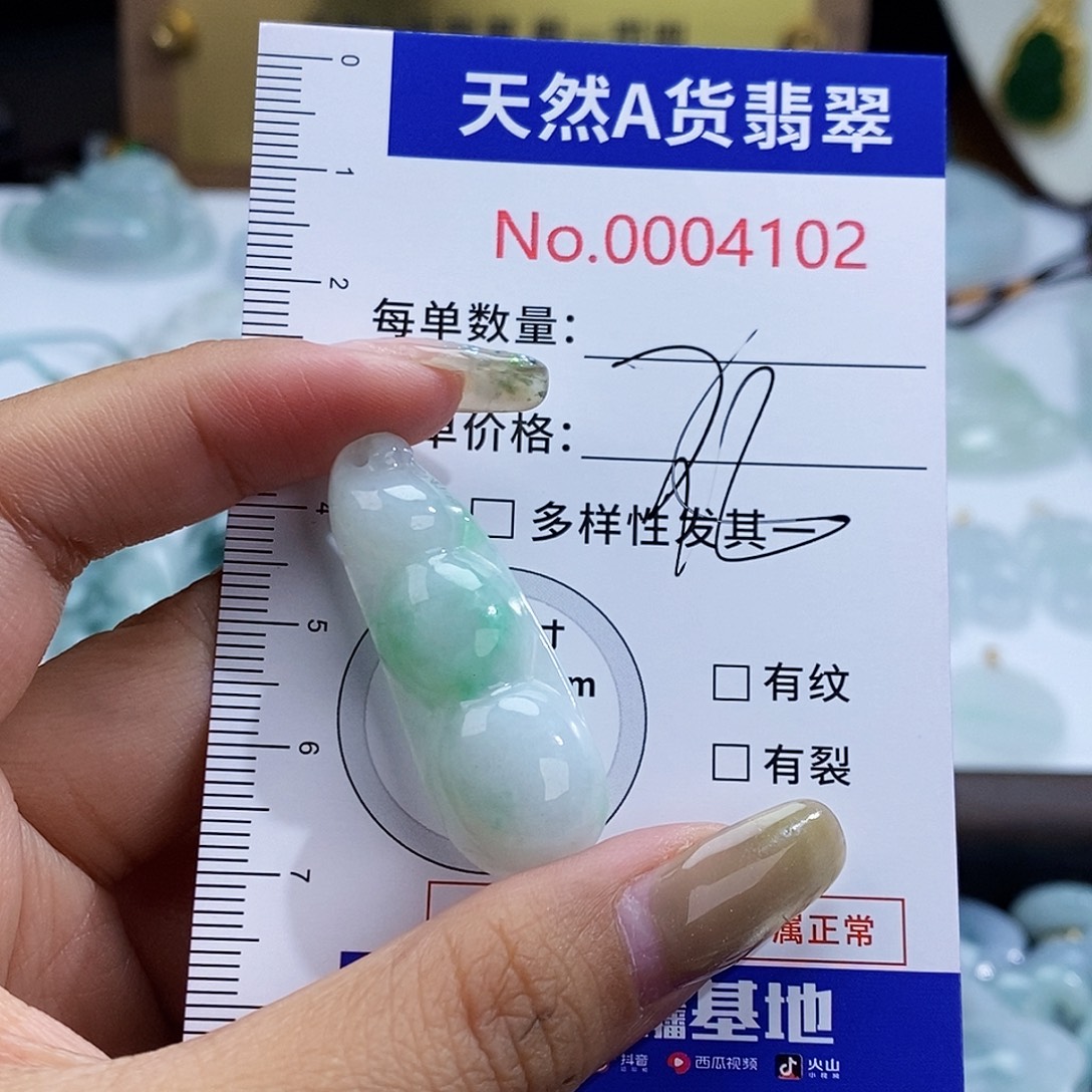 翡翠未镶嵌颈饰4102