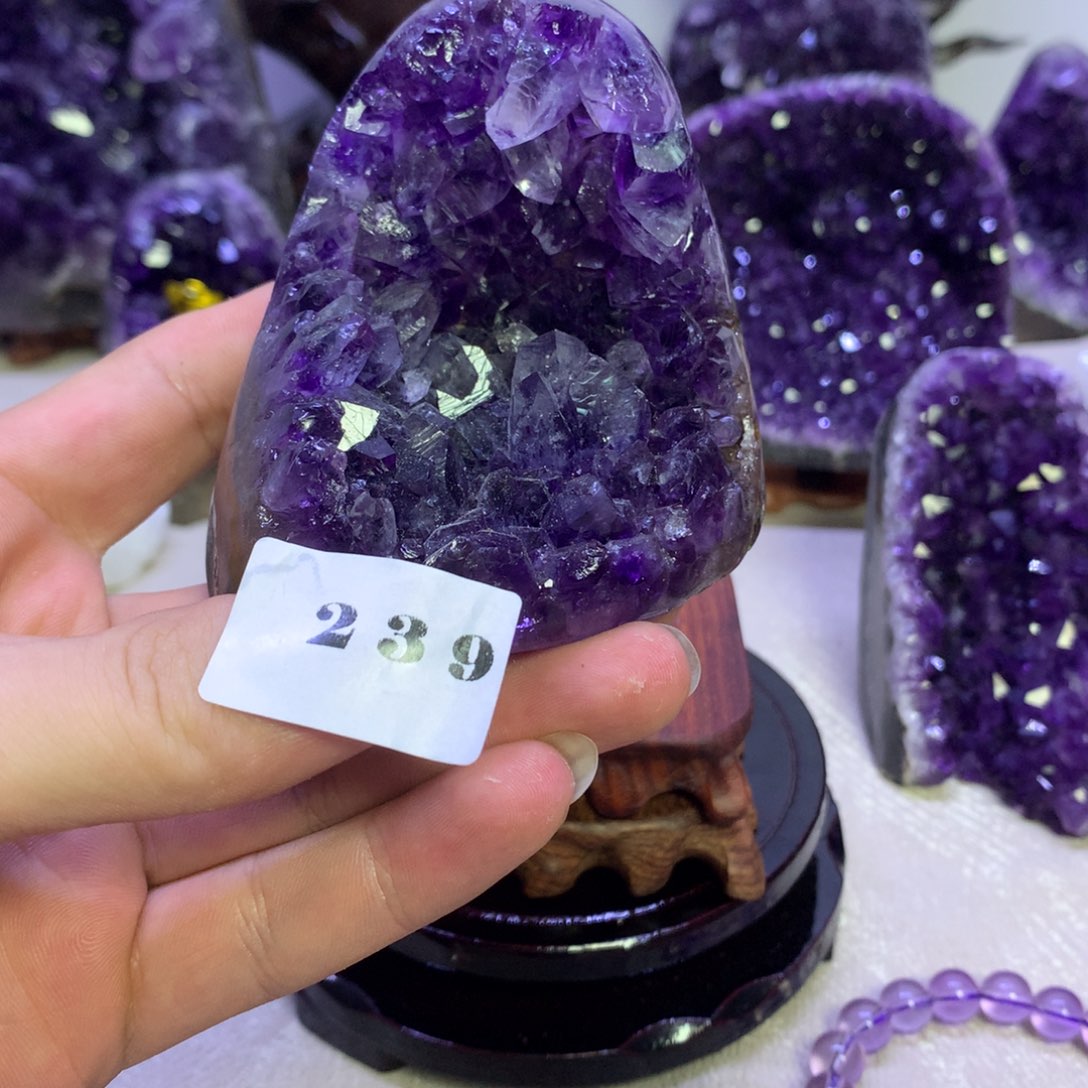 紫晶摆件未镶嵌紫水晶摆件