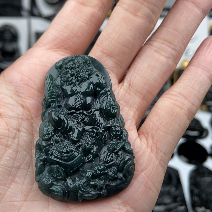 【闪购商品】翡翠颈饰未镶嵌丁*猫
