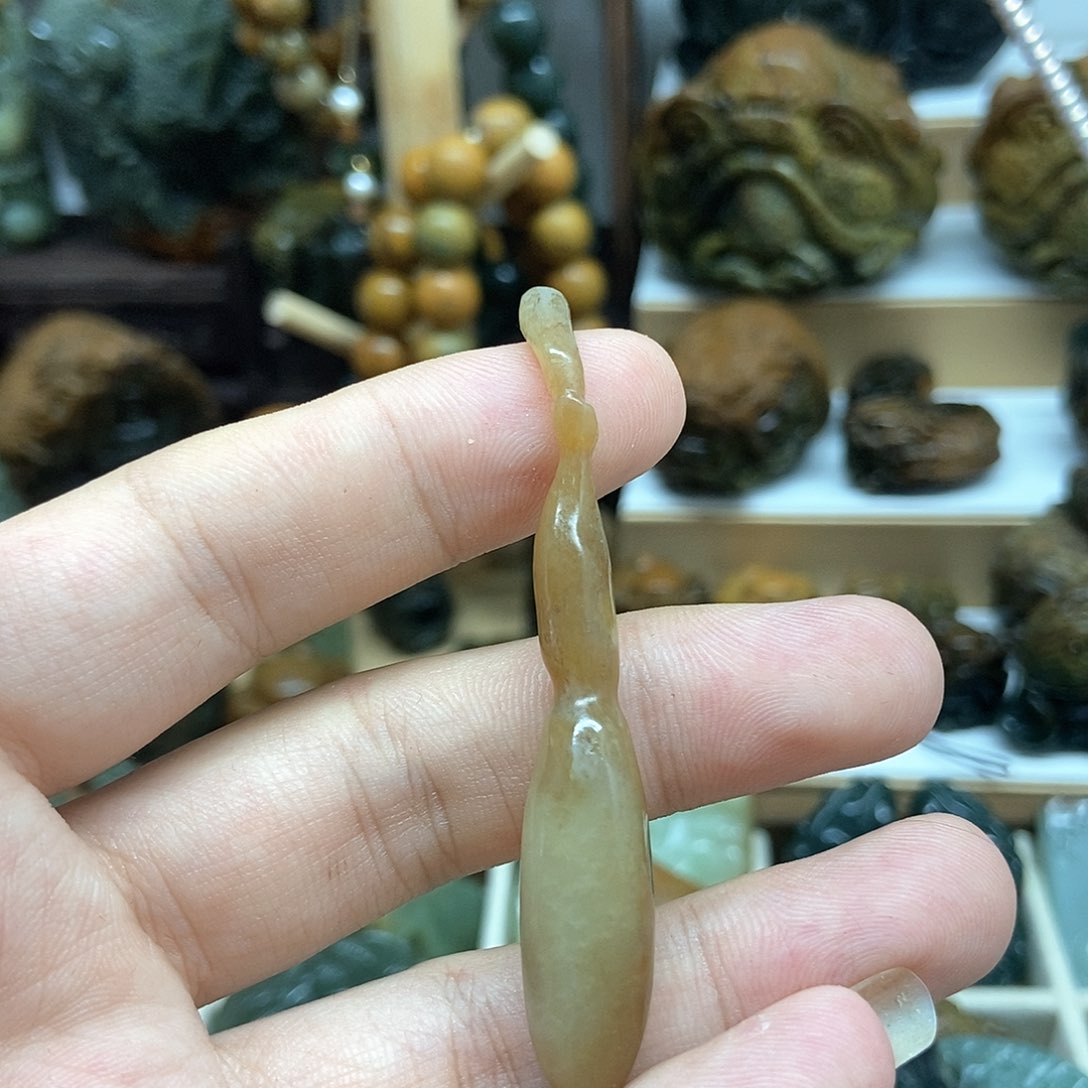 和田玉（糖玉）颈饰未镶嵌-**-