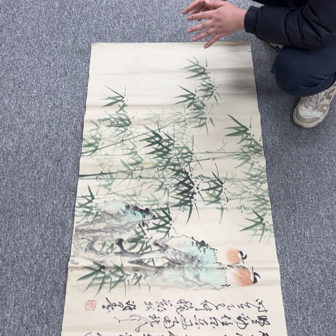 国画卖字画的小老板