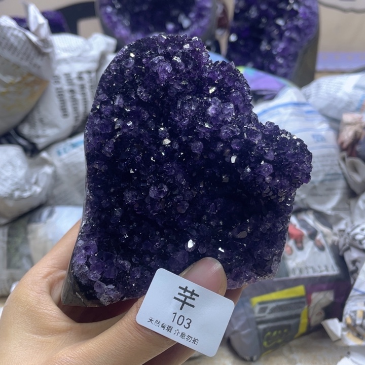 未镶嵌珠宝半成品紫晶