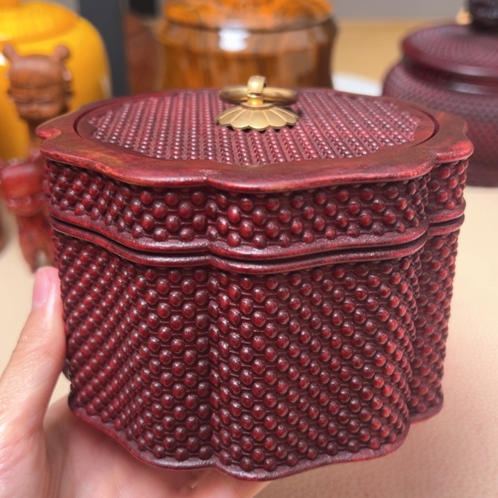 木茶叶罐一物一拍