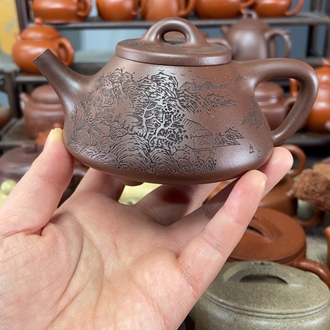 紫砂茶壶出**生全手工制作工艺流程原料