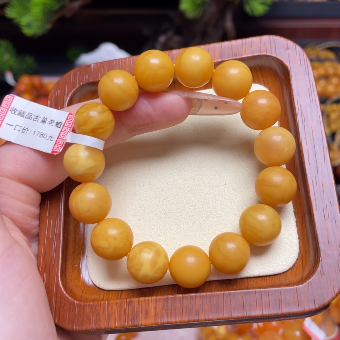 蜜蜡手链未镶嵌手串